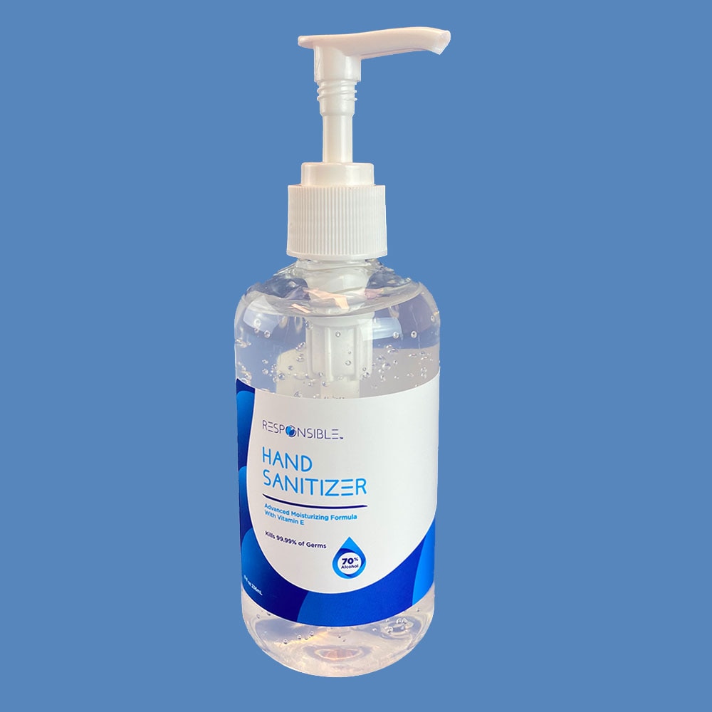 Hand Sanitizer, 8oz Pump Bottle (24 Bottles)