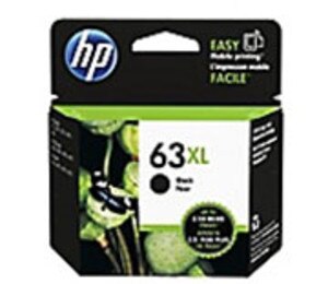 HP 63XL Black Ink Cartridge, 480 Page Yield - IJ-F6U64AN
