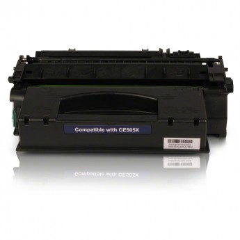 HP 05X Compatible Black Laserjet Toner Cartridge, High Yield, 6,500 Page Yield