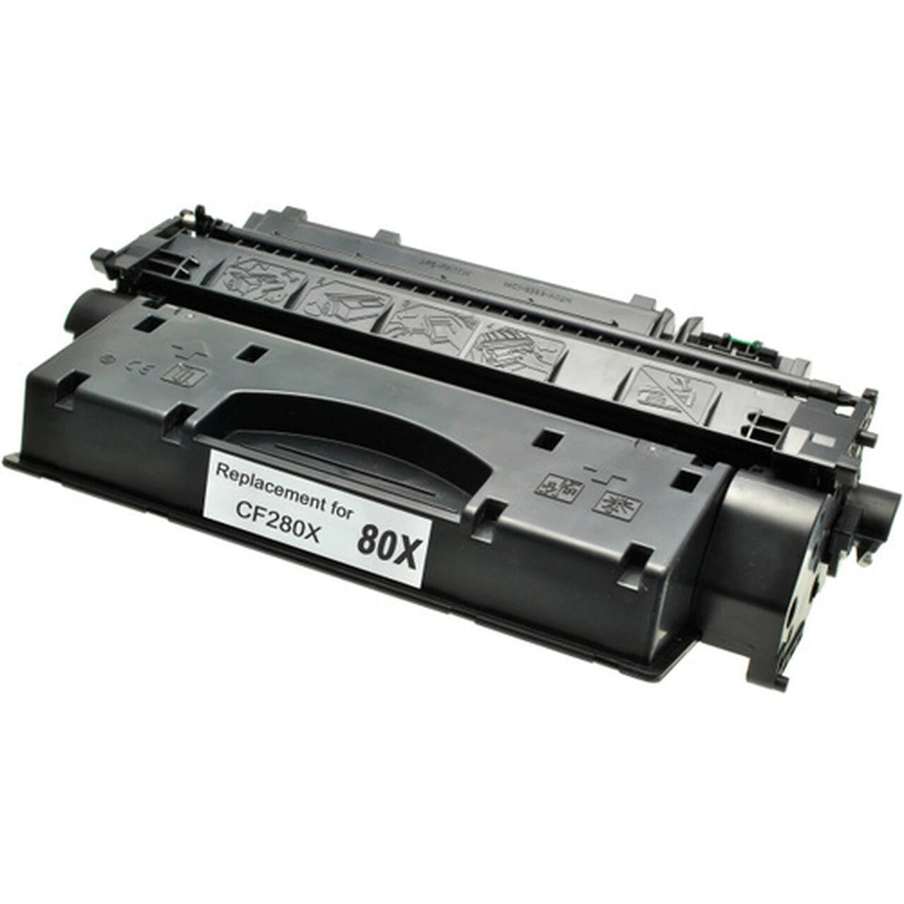 HP 08X Compatible Black Laserjet Toner Cartridge, High Yield, 6,900 Page Yield - TON-CF280X-CPT