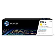 HP 202A Laser Jet Yellow Toner Cartridge, 1300 Page Yield