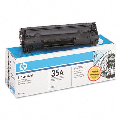 HP 35A Compatible Black Laser Toner Cartridge, 1,500 Page Yield