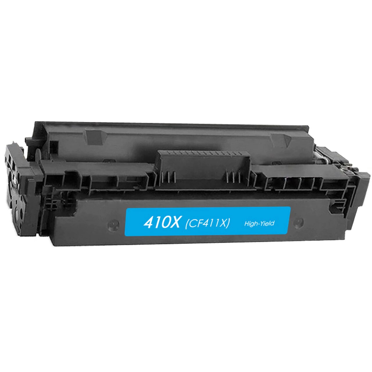 HP 410X Compatible Cyan Laserjet Toner Cartridge, High Yield, 5,000 Page Yield - TON-CF411X-CPT