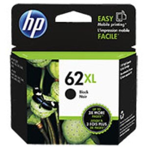 HP 62XL, Envy 5640 Black High Yield Ink Cartridge, Yield 600 Pages - IJ-C2P05AN