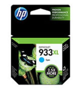 HP 933XL Cyan Officejet Ink Cartridge, 825 Page Yield - IJ-CN054AN