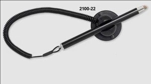 Mesh Tipped Capacitive Stylus, 30” Coil Tether and Universal Holder - AC-STYLUS-C
