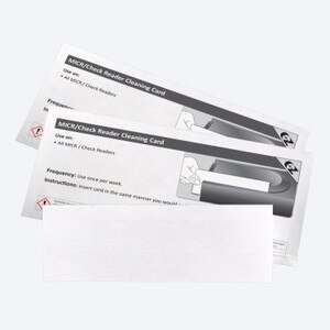 MICR / Check Reader Cleaning Cards, K2-MCRB25 (25 Cards) - K2-MCRB25