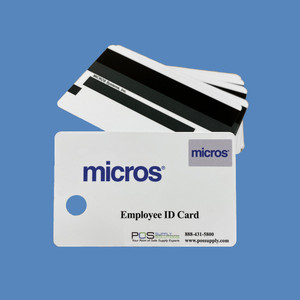 MICROS Magnetic ID Cards, 25/set
