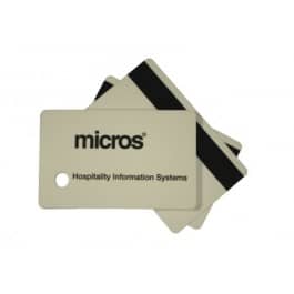 MICROS Magnetic ID Cards, 25/set
