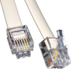 Unshielded Cable Assembly for IDN printers: 7 feet, 6-pin to 6-pin for Micros Workstations - MIC-300281-120-PT