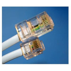 Unshielded cable assembly for IDN printers: 3 feet, 8-pin to 6-pin, 300319-036-PT - MIC-300319-036-PT