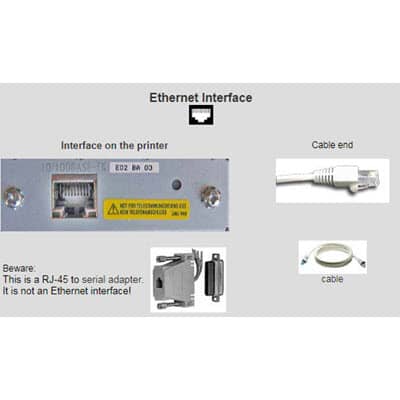 Micros Epson TM-T88V Thermal Printer, Ethernet 400489-507-PT