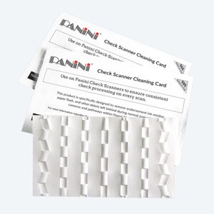 Panini Check Scanner Cleaning Cards with Waffletechnology, KWPNI-CS2B15WS (15 Cards) - KWPNI-CS2B15WS