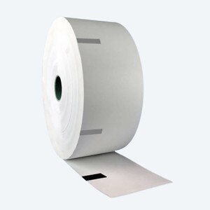 Parkeon (Flowbird) Stelio/Strada Pay & Display Thermal Paper Rolls, 60mm Topcoated 3.4 mil, Sense Marks (4 Rolls) - PR-PARKEON-60MM-3.4TC