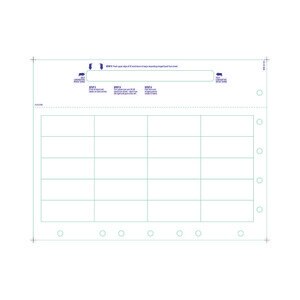 Pediatric Medical ID Wristband Laser Sheets with 20 Chart Labels, Matte Lamination (1000 Sheets) - L-WB-PLS-214W