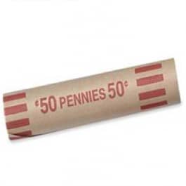 Penny Cartridge Coin Wrapper, 1,000/pkg