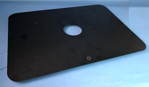POS Terminal Swivel, 14" x 19" black platform with feet - AC-9905