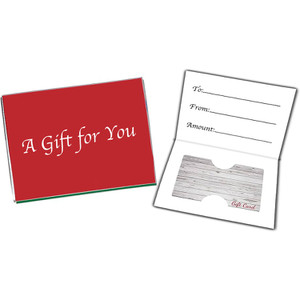 Red Gift Card Presenters, "A Gift For You" - PC-PRS-RedGift