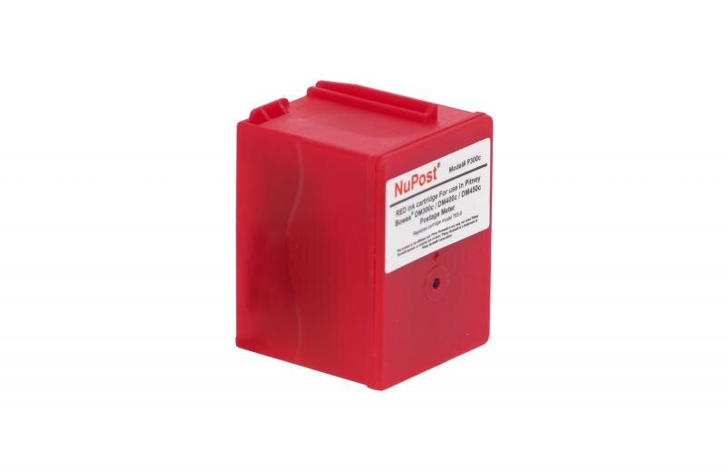Red Postage Meter Ink Cartridge for Pitney Bowes 7659 (Remanufactured)