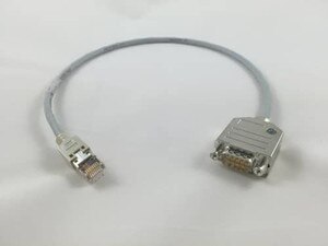 RJ45 to DE-9P Cable Assembly RS232 Serial Interface with Handshaking - MIC-300319-103