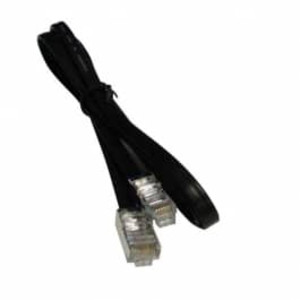 Unshielded cable assembly: 100 feet, 6-pin to 6-pin for Micros IDN printer - MIC-300281-120-100ft