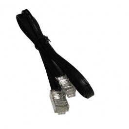 Unshielded cable assembly: 100 feet, 6-pin to 6-pin for Micros IDN printer