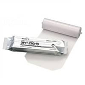 Sony UPP-210HD High-Density Thermal Ultrasound Paper Roll, B&W, 210mm x 25m