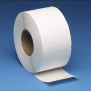 3.125 x 170' Blue MAXStick 21# Direct Thermal Sticky Paper (32  rolls/case) - Diamond Adhesive