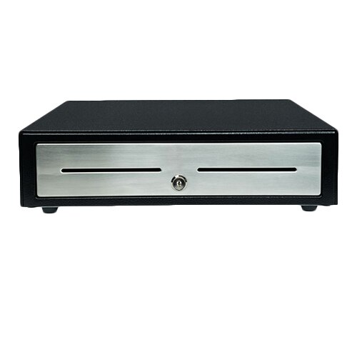 Star Micronics CD4-1616 Choice Cash Drawer, Black with Stainless (5 Bill - 5 Coin)