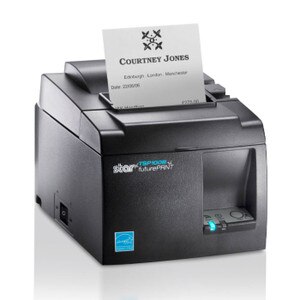 Star Micronics TSP143IIILAN Thermal Printer, Auto-Cutter, Gray (Ethernet) - STAR-39464910