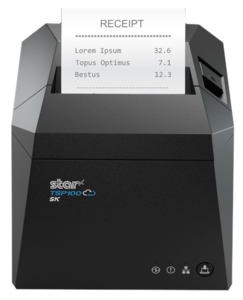 Star Micronics TSP143IV SK Sticky Linerless Label & Receipt Printer