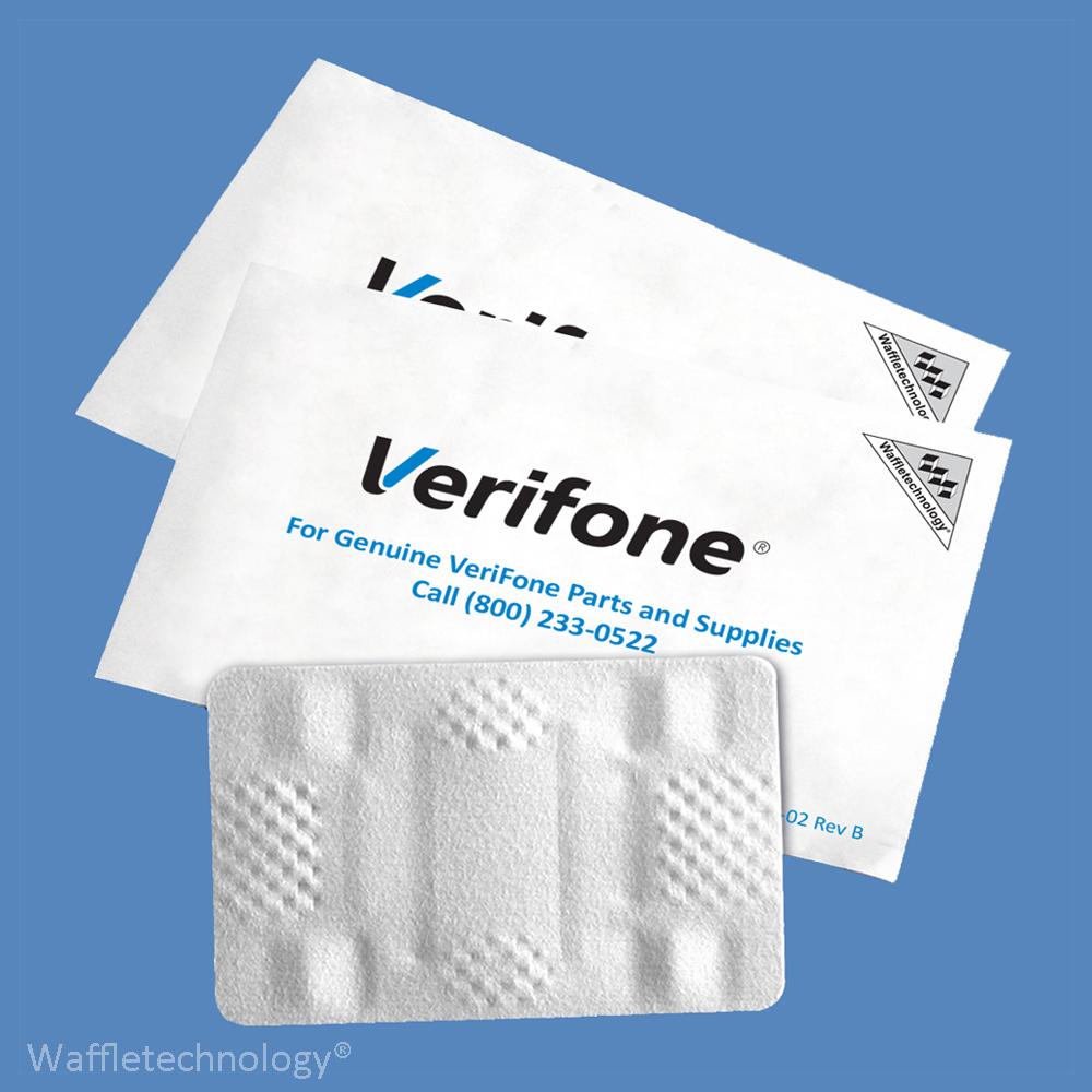 Verifone Cleaning Cards with Waffletechnology, CR80, KWV-HSCB40 (40 Cards)