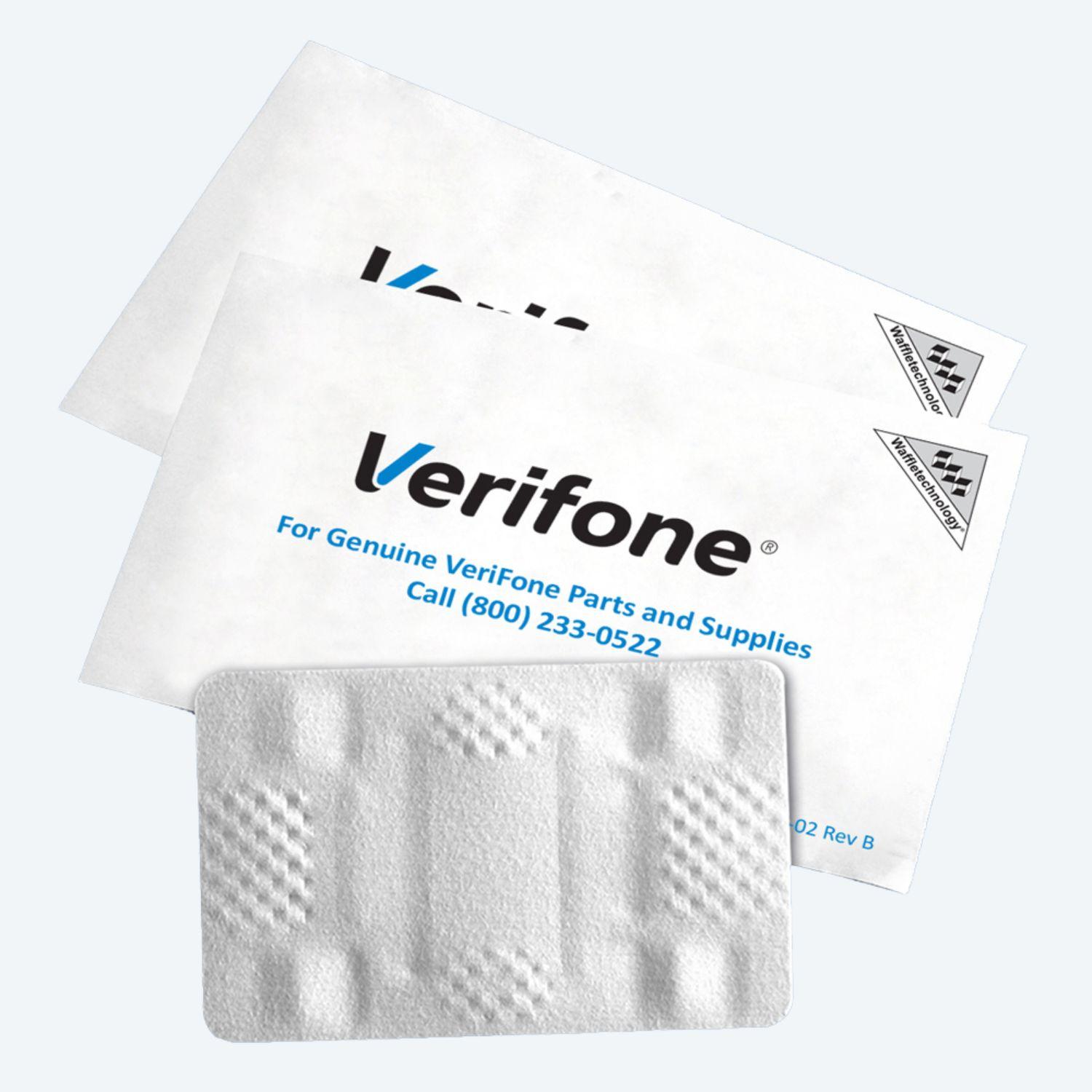 Verifone Cleaning Cards with Waffletechnology, CR80, KWV-HSCB40 (40 Cards)