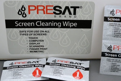 Wet / Dry Dual Screen Cleaning Wipes, Individually Packaged, K2-WDT50 (50 Packs)