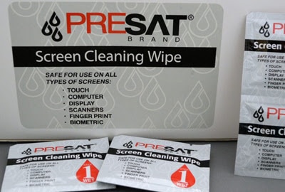 Wet / Dry Dual Screen Cleaning Wipes, Individually Packaged, K2-WDT50 (50 Packs)