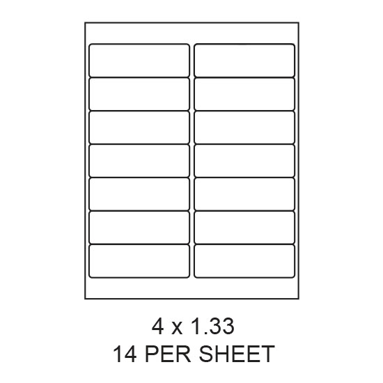 2800 White Address Labels 14 per A4 Sheet Laser Inkjet 