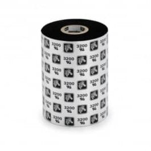 Zebra 2000 Standard Wax Ribbon ,8.66" x 1476', 12 Ribbons, #02000BK22045 - ZEB-02000BK22045