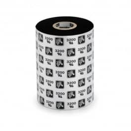 Zebra 5555 Standard Wax/Resin Ribbon, 3.27" x 1476', 6 Rolls, #05555BK08345