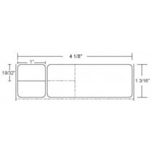 Zebra 4.125" x 1.1875" 8000D Lab Direct Thermal Labels, 10012148 (4 Rolls) - ZEB-10012148
