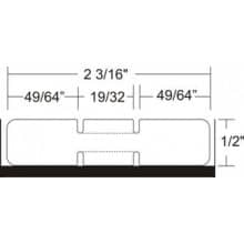 Zebra 2.2" x 0.5" 8000T Thermal Transfer Jewelry Butterfly Labels with Flaps, 10010067 (6 Rolls)