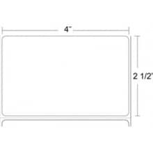 Zebra 4" x 2.5" PolyPro 3000T Thermal Transfer Labels, 18929 (4 Rolls)