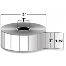 Zebra 2" x 1.25" PolyPro 4000D Direct Thermal Labels, 10015778 (36 Rolls)
