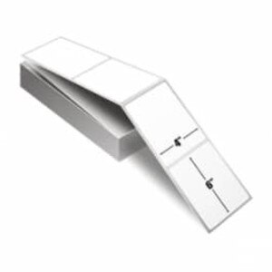 Zebra 4" x 6" Z-Perform 1000D Direct Thermal Fanfold Labels, 10015366 (2 Stacks) - ZEB-10015366