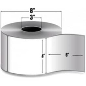 Zebra 4" x 6" Z-Perform 1000D Direct Thermal Labels, 10000301 (4 Rolls) - ZEB-10000301