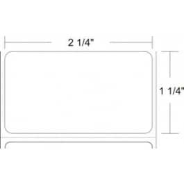 Zebra 2.25" x 1.25" Z-Perform 2000D Direct Thermal Labels, 10015781 (12 Rolls)