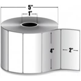 Zebra 4" x 2" Z-Perform 2000D Direct Thermal Labels, 10010031 (6 Rolls)