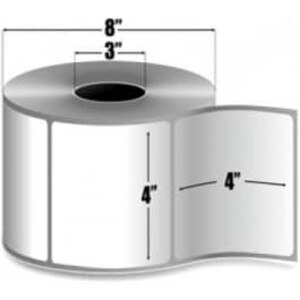 Zebra 4" x 4" Z-Perform 2000T Thermal Transfer Labels, 10000283 (4 Rolls) - ZEB-10000283