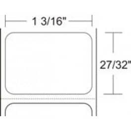 Zebra 1.2" x 0.85" Z-Select 4000D Direct Thermal Labels, 10010037 (6 Rolls)