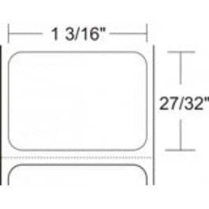 Zebra 1.2" x 0.85" Z-Select 4000D Direct Thermal Labels, 10010037 (6 Rolls) - ZEB-10010037