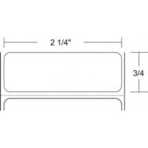 Zebra 2.25" x 0.75" Z-Select 4000D Direct Thermal Labels, 10015340 (12 Rolls) - ZEB-10015340
